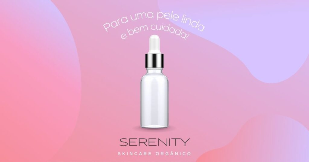 Exemplo de apresentação de produto de bem estar voltado para skincare.