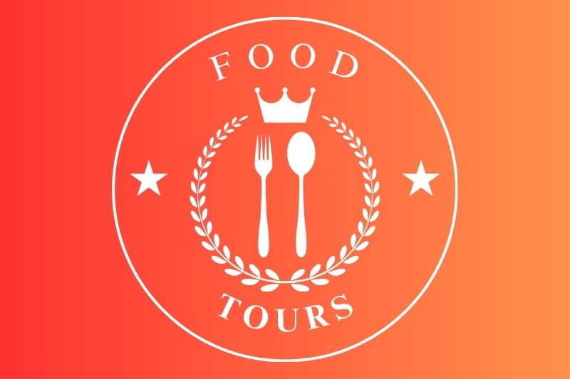 Design de logo de turismo gastronômico